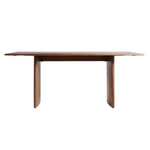 Escritorio de madera de mango color caoba 183 cm