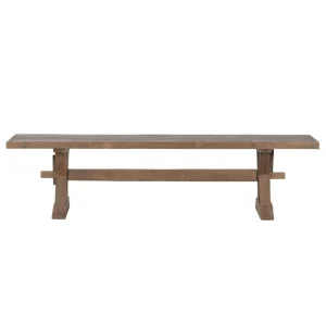 Banco de madera reciclada 180X38X45