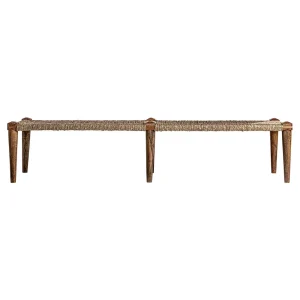 Banco de madera y yute largo TASSAROLO