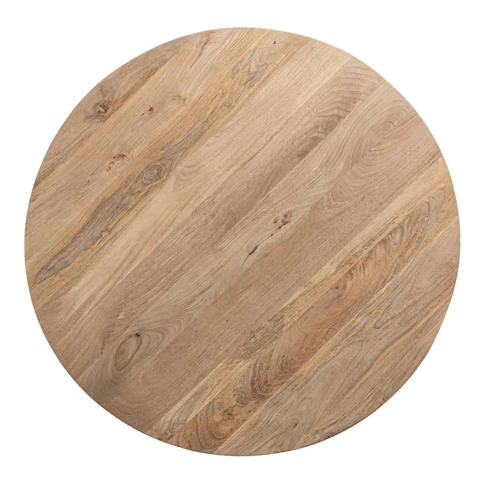 Mesa de comedor de madera de mango Mersch 120cm - Imagen 4