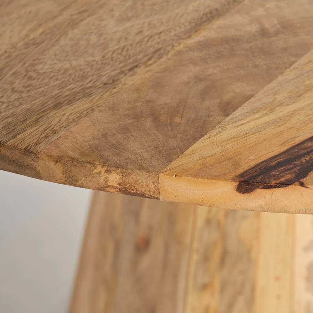Mesa de comedor de madera de mango Mersch 120cm - Imagen 3