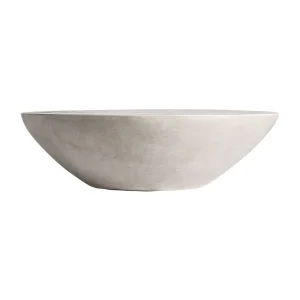 Mesa de centro redonda de cemento gris 90 cm Telfs