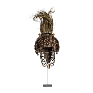 Figura decorativa de estilo étnico de fibra