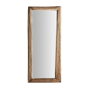 Espejo de madera de teca envejecida Makari