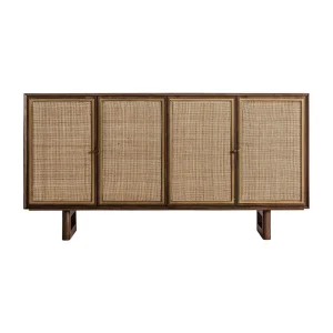 Aparador 160cm mango y ratán Gondorf