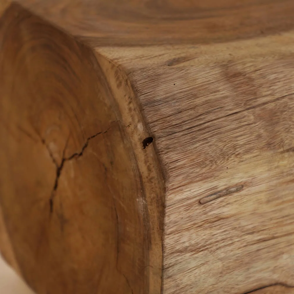 Mesa de centro de madera de suar 165x33x37 cm Dharm - Imagen 4