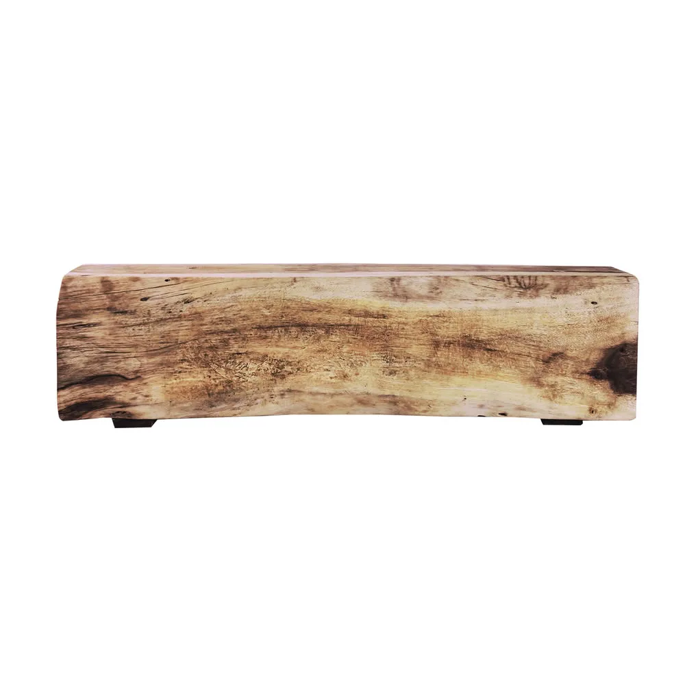 Mesa de centro de madera de suar 165x33x37 cm Dharm