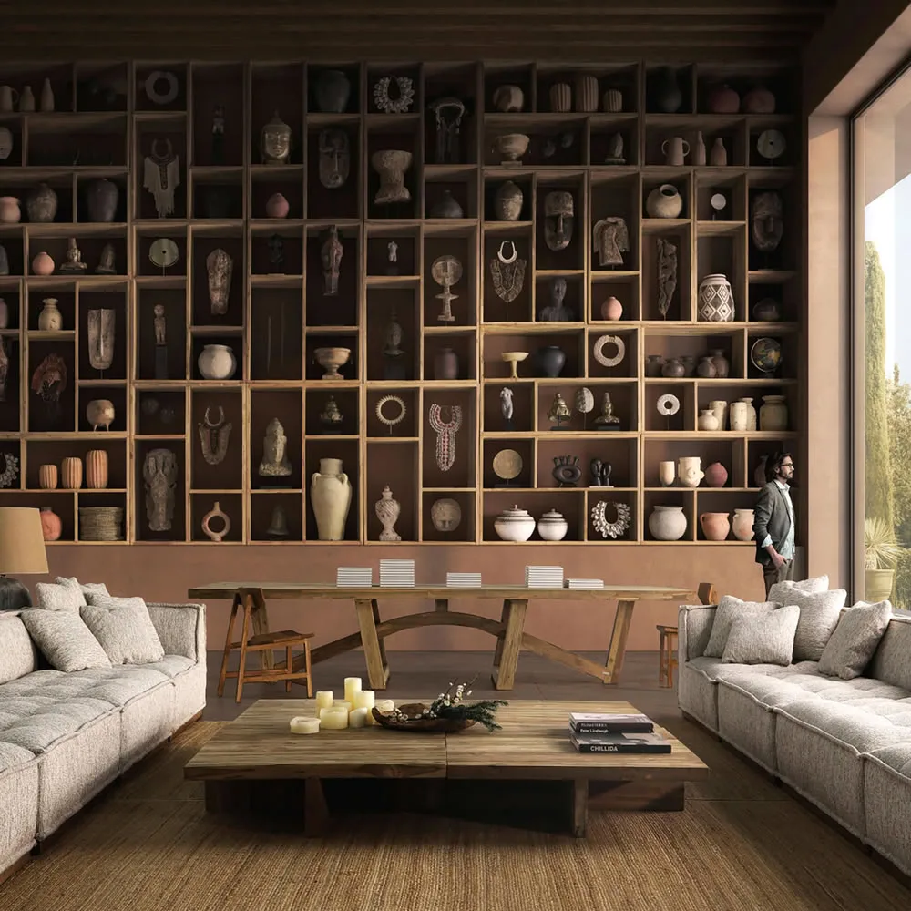Estantería de madera de teca 150 x 100cm Lux - Imagen 8