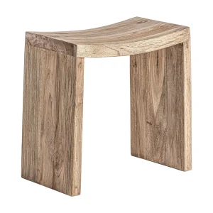 Reposapiés de madera de teca Lux