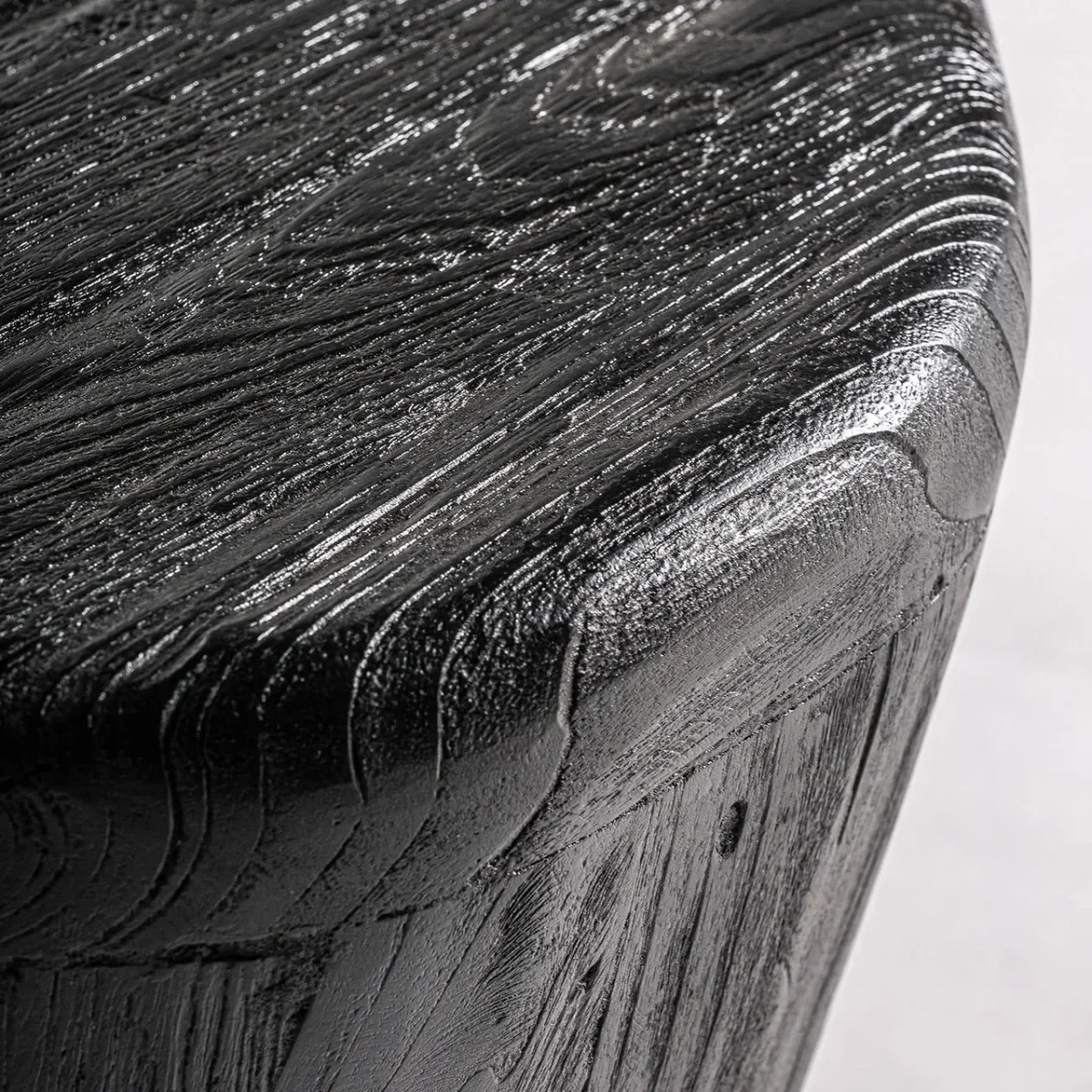 Mesa de centro de madera de teca negra Lestans - Imagen 5