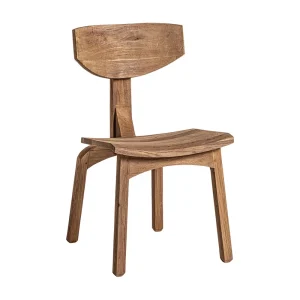 Silla de teca reciclada artesanal Nysted
