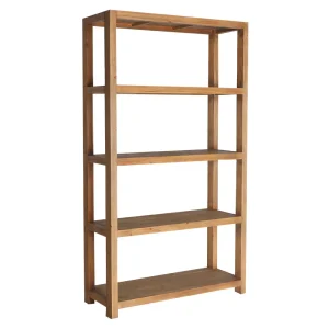 Librería Udine de madera de olmo