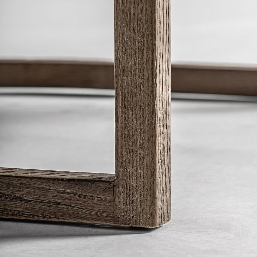 Sillón de madera de fresno tapizado beige Leiwen - Imagen 8