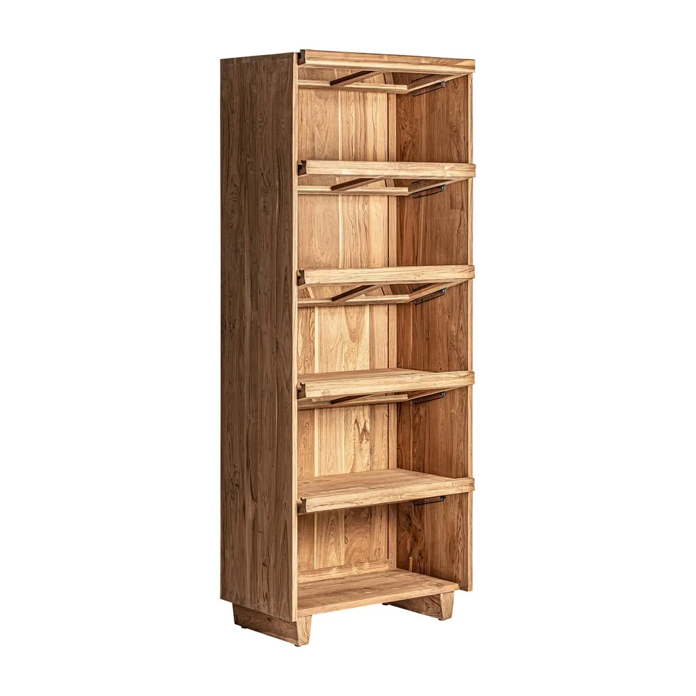 Vitrina Backlyn de madera de teca - Imagen 4