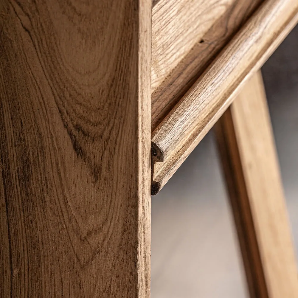Vitrina Backlyn de madera de teca - Imagen 5