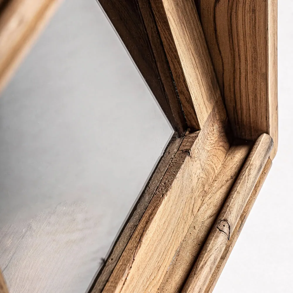 Vitrina Backlyn de madera de teca - Imagen 7
