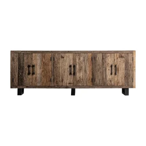 Aparador hierro y madera robusta 254cm Carrik