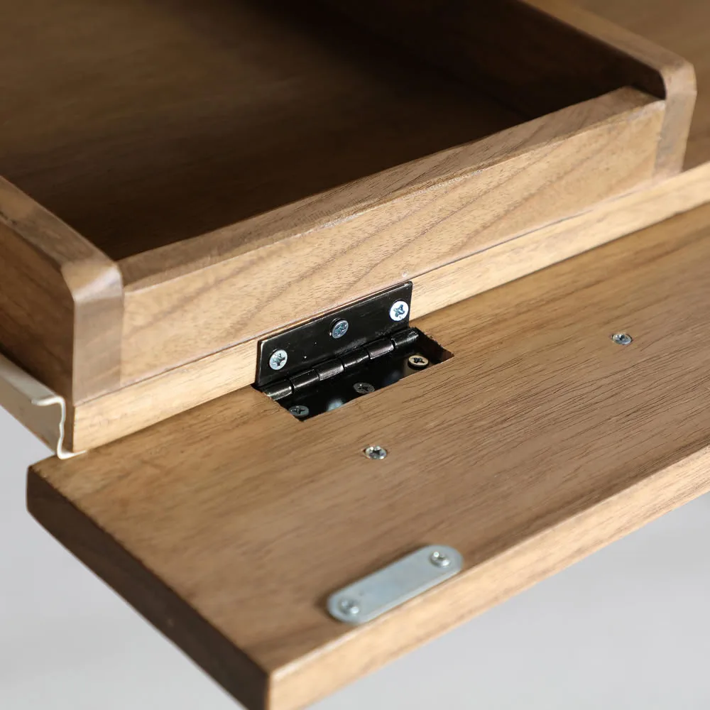 Escritorio Niry de madera de mindi - Imagen 5