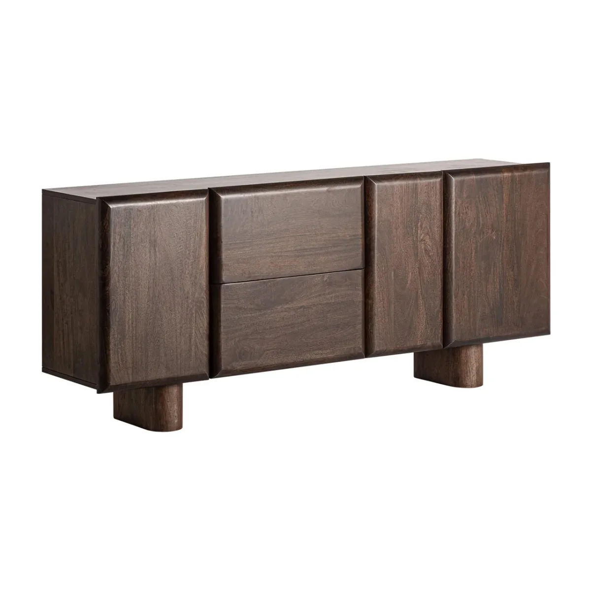 Aparador de madera de mango 180x40x77 cm Craigh - Imagen 4