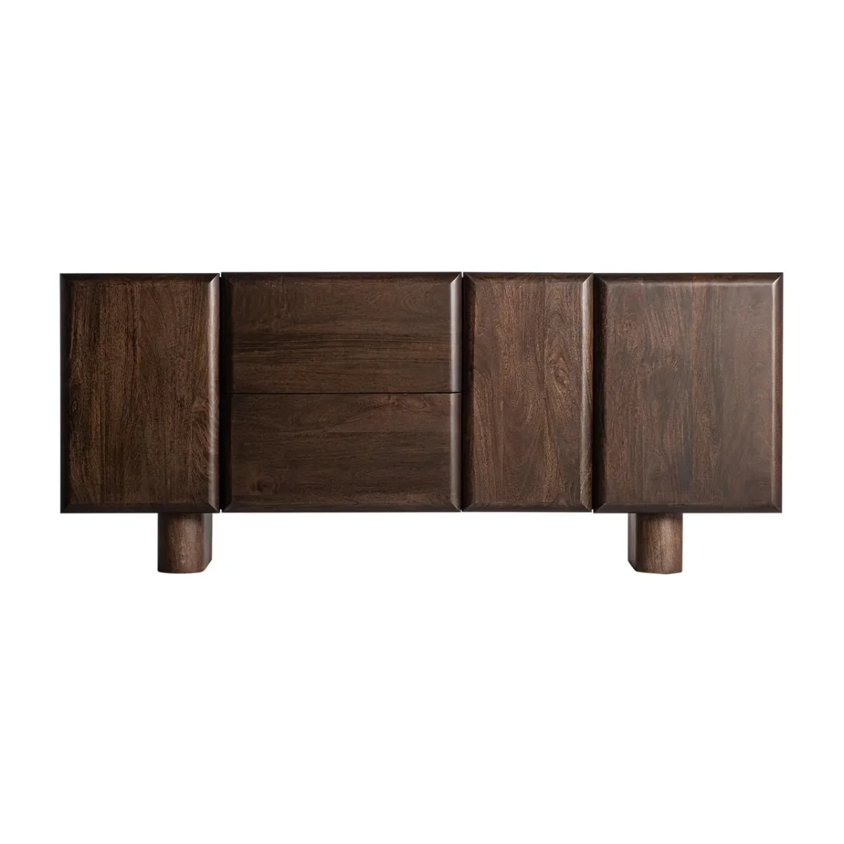 Aparador de madera de mango 180x40x77 cm Craigh