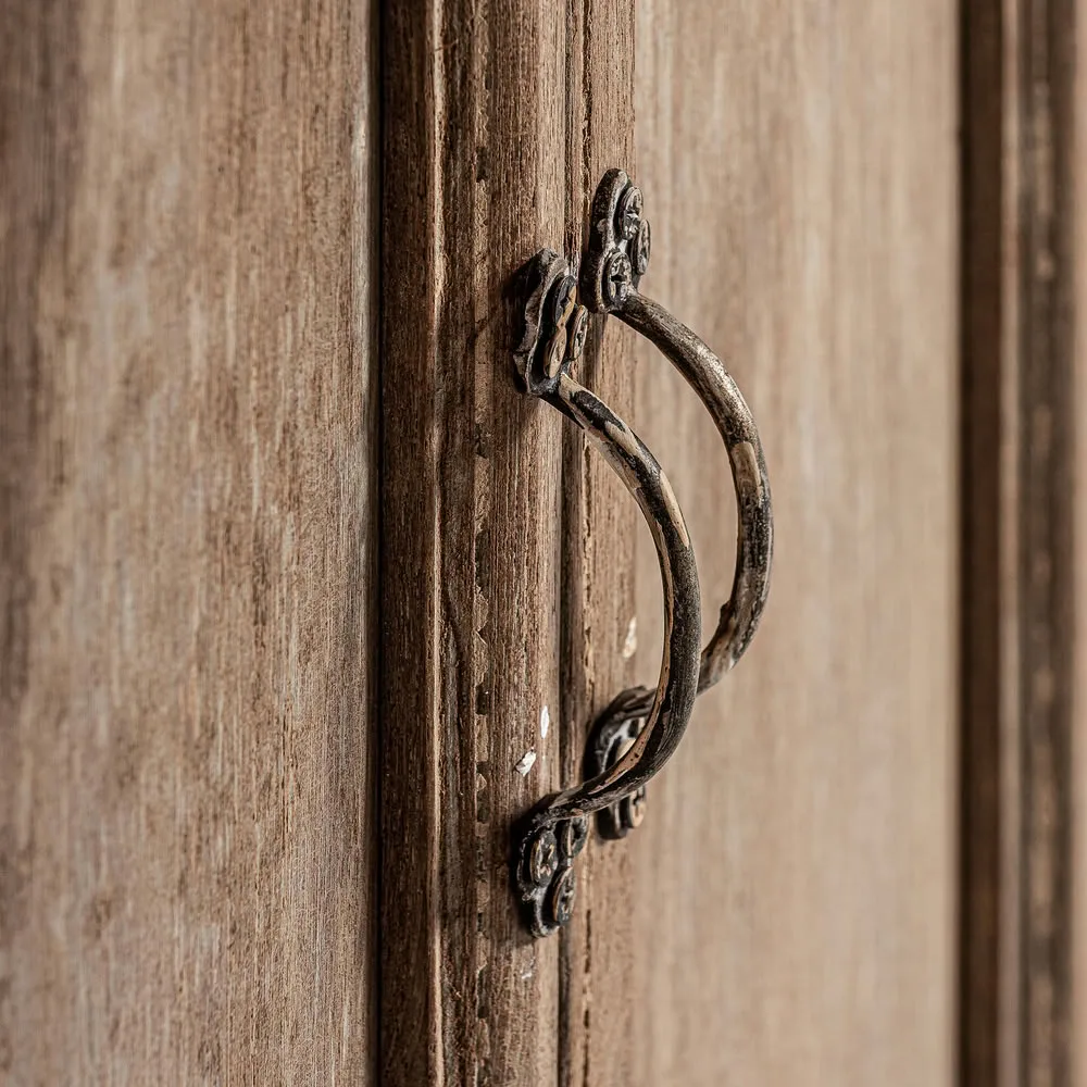 Vitrina Huntly de estilo colonial en madera de teca - Imagen 7