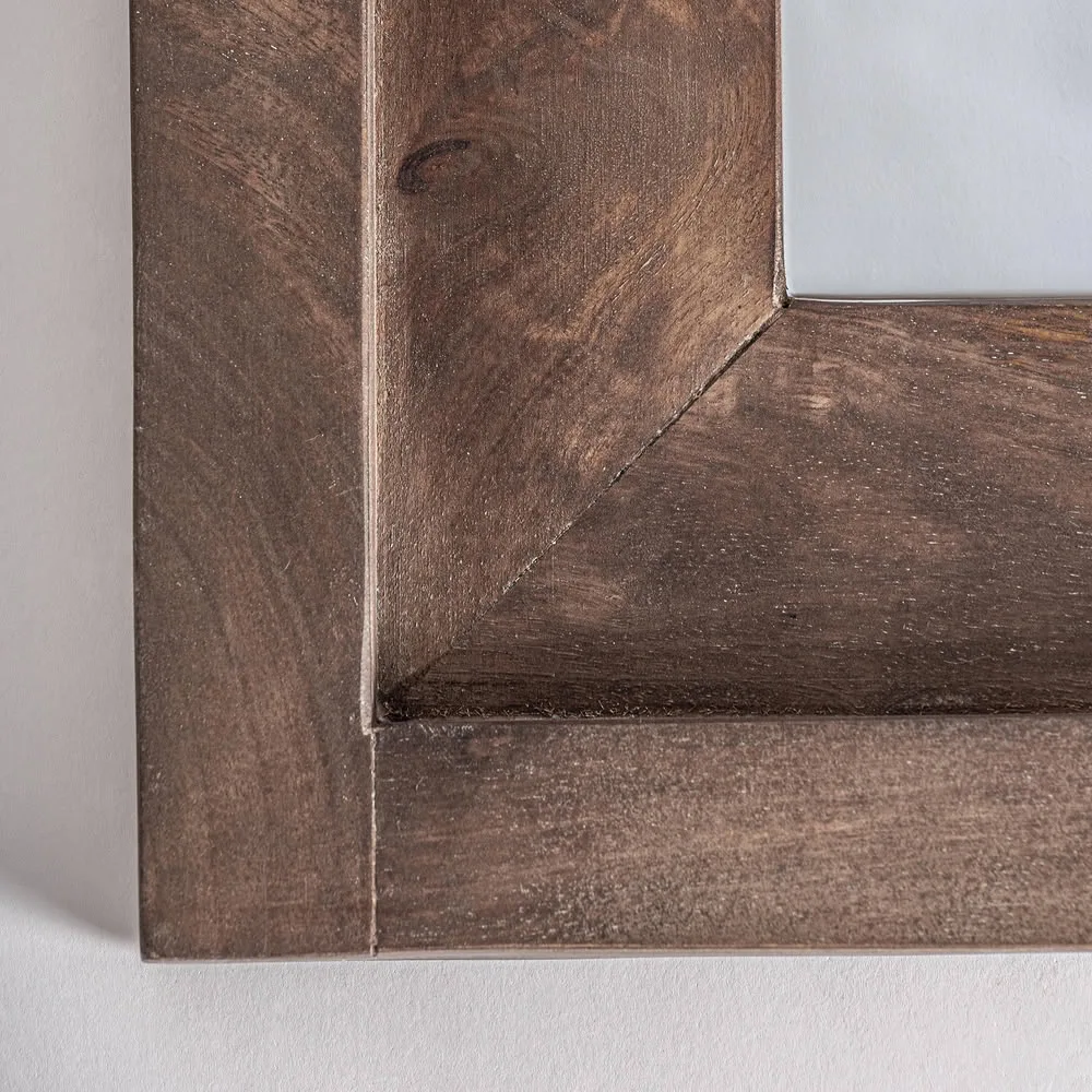 Espejo rectangular de madera 96 x 56cm estilo colonial Giekau - Imagen 3