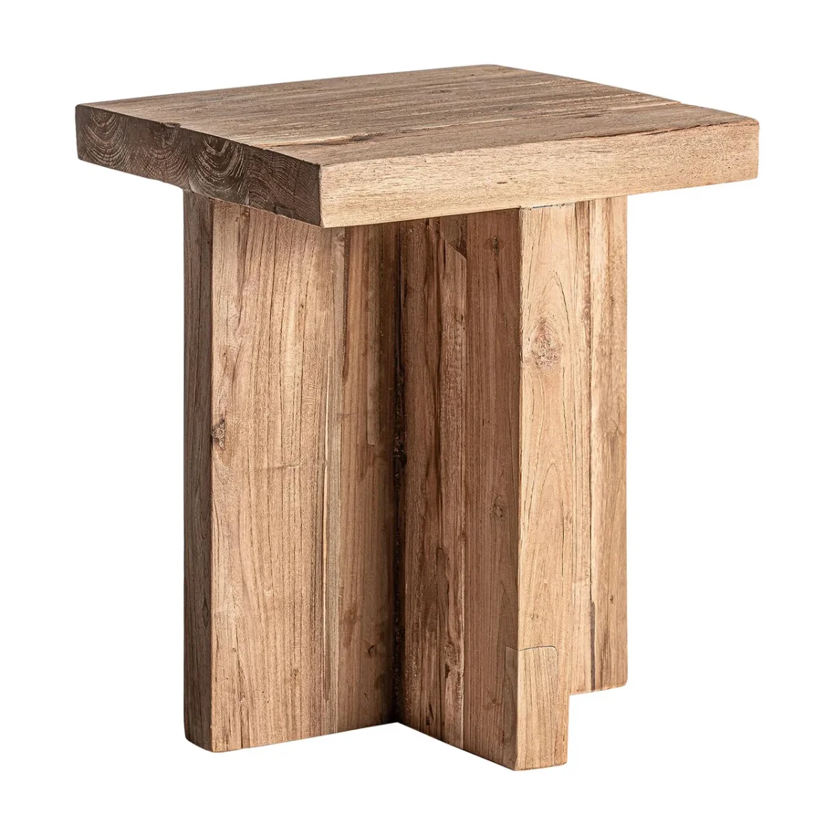 Mesa auxiliar teca de exterior 40 x 40 x 50 cm Pure