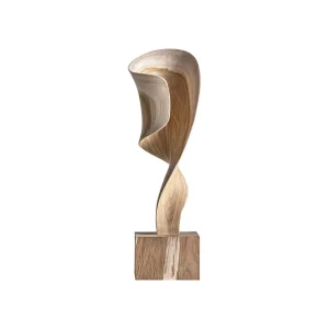 Figura decorativa de madera de teca Blayen