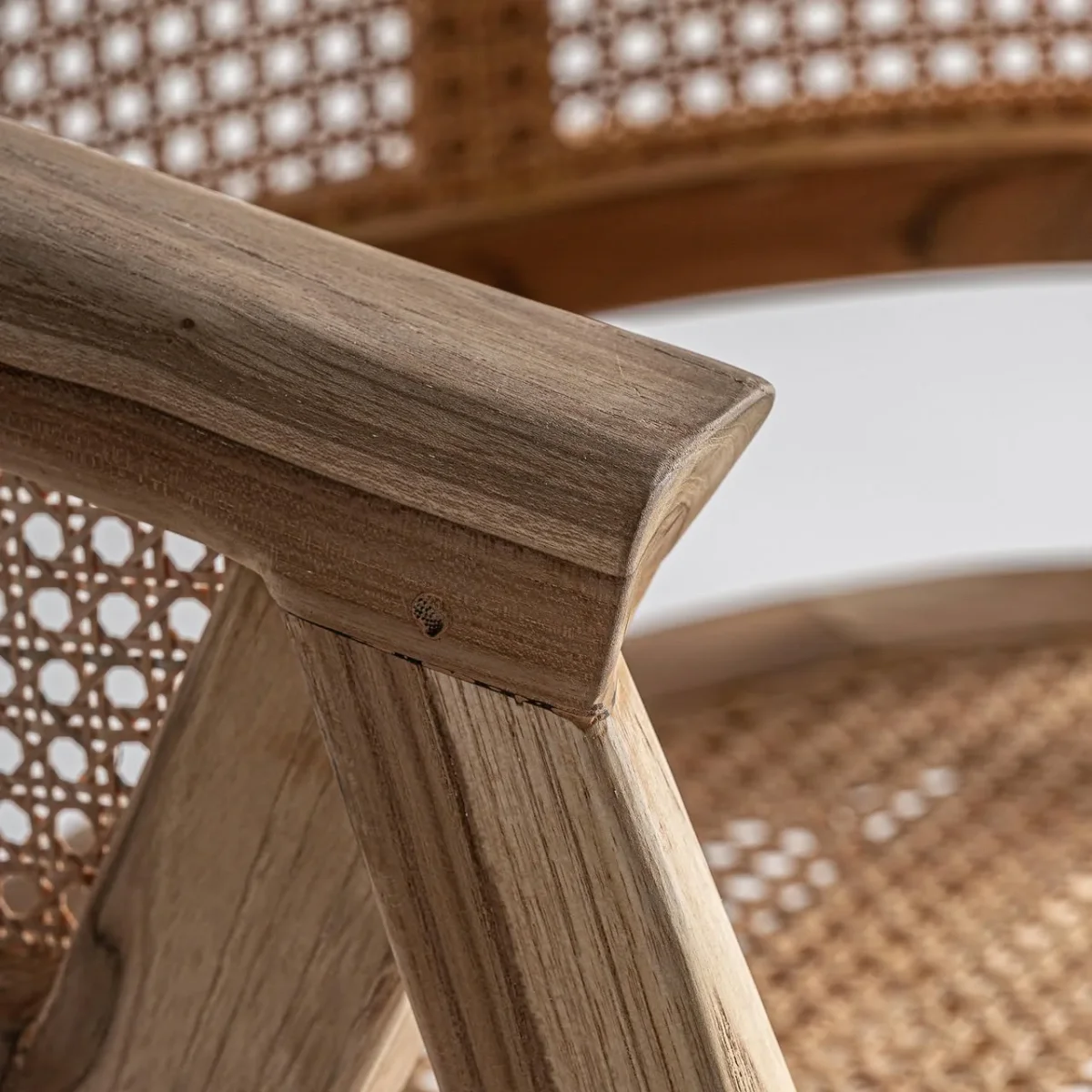 Silla de teca y raíz Eane - Imagen 3
