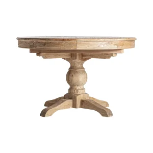 Mesa de comedor redonda extensible 125 a 200 cm Sonvigo