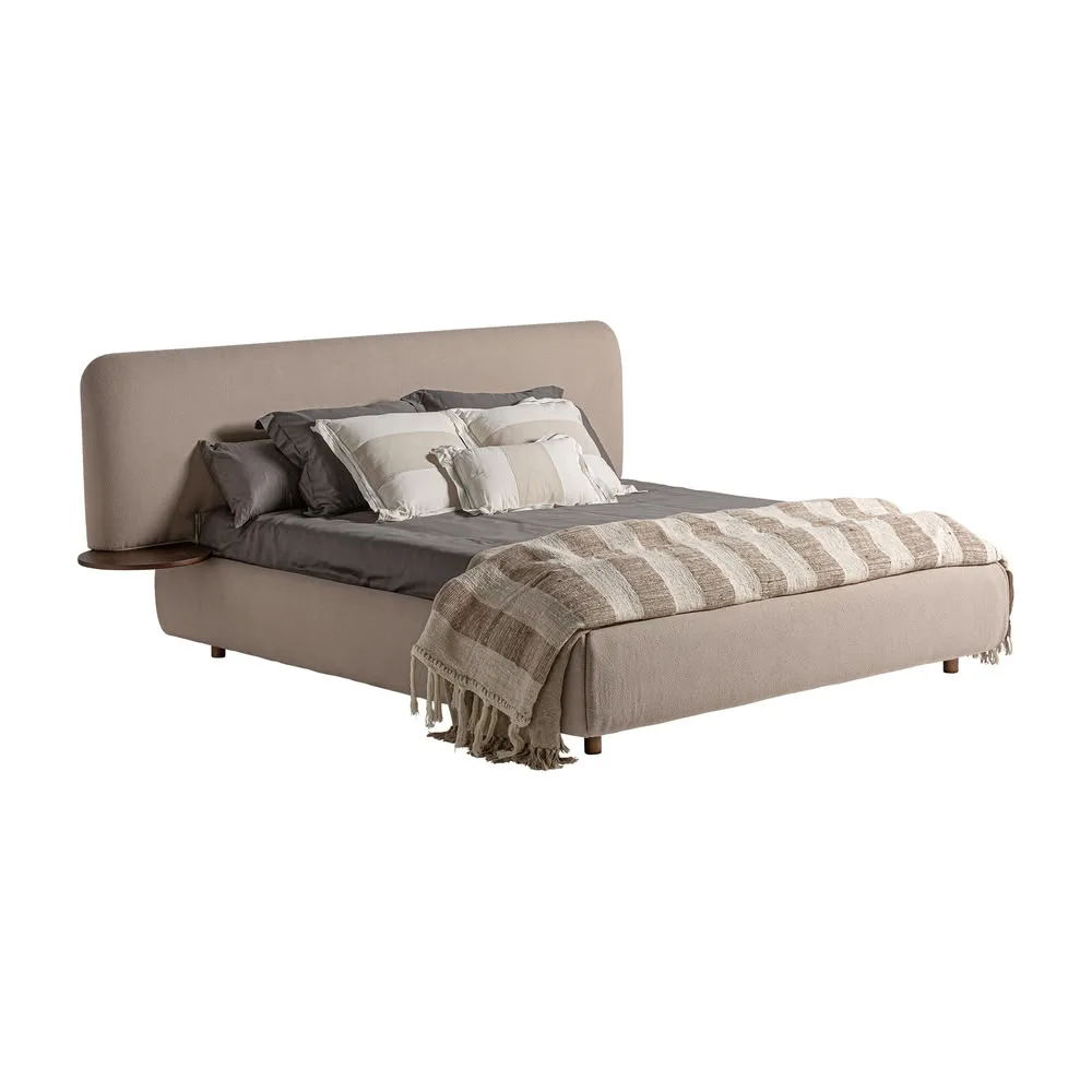 Cama de estilo provenzal de lino y madera Dayton - Imagen 3