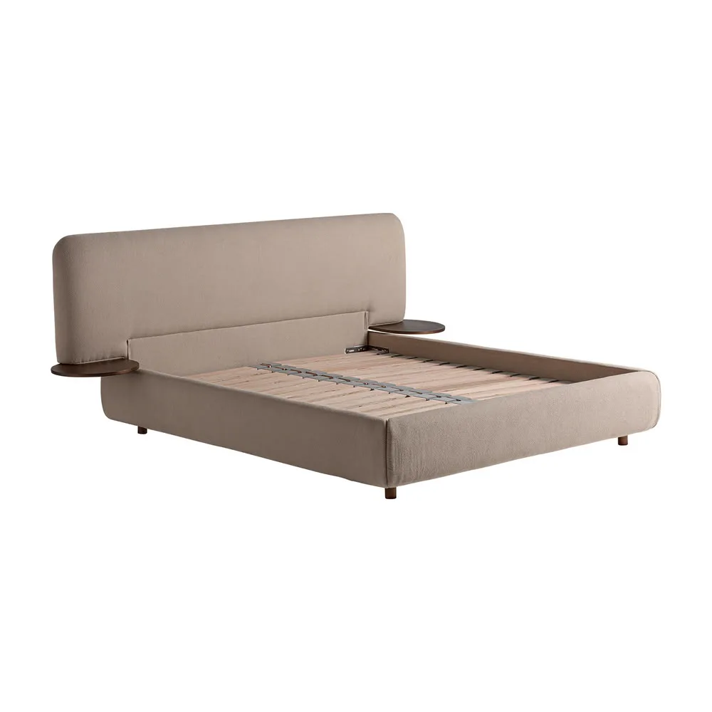 Cama de estilo provenzal de lino y madera Dayton - Imagen 5