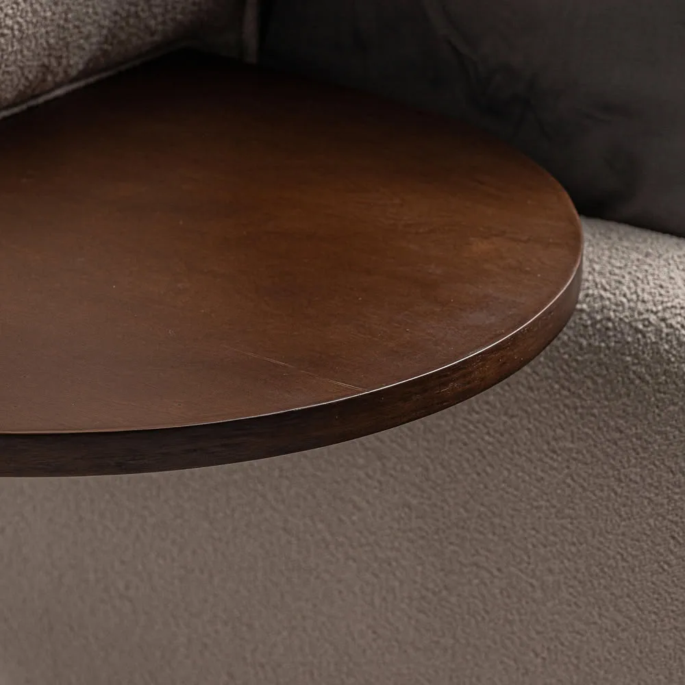 Cama de estilo provenzal de lino y madera Dayton - Imagen 8
