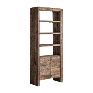 Librería de madera recuperada 220 x 90cm  Samsun