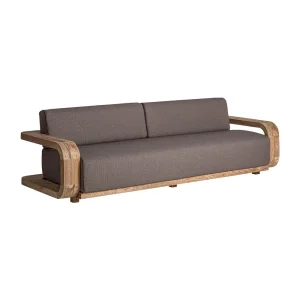 SOFÁ de teca reciclada para exterior 270cm CORBA