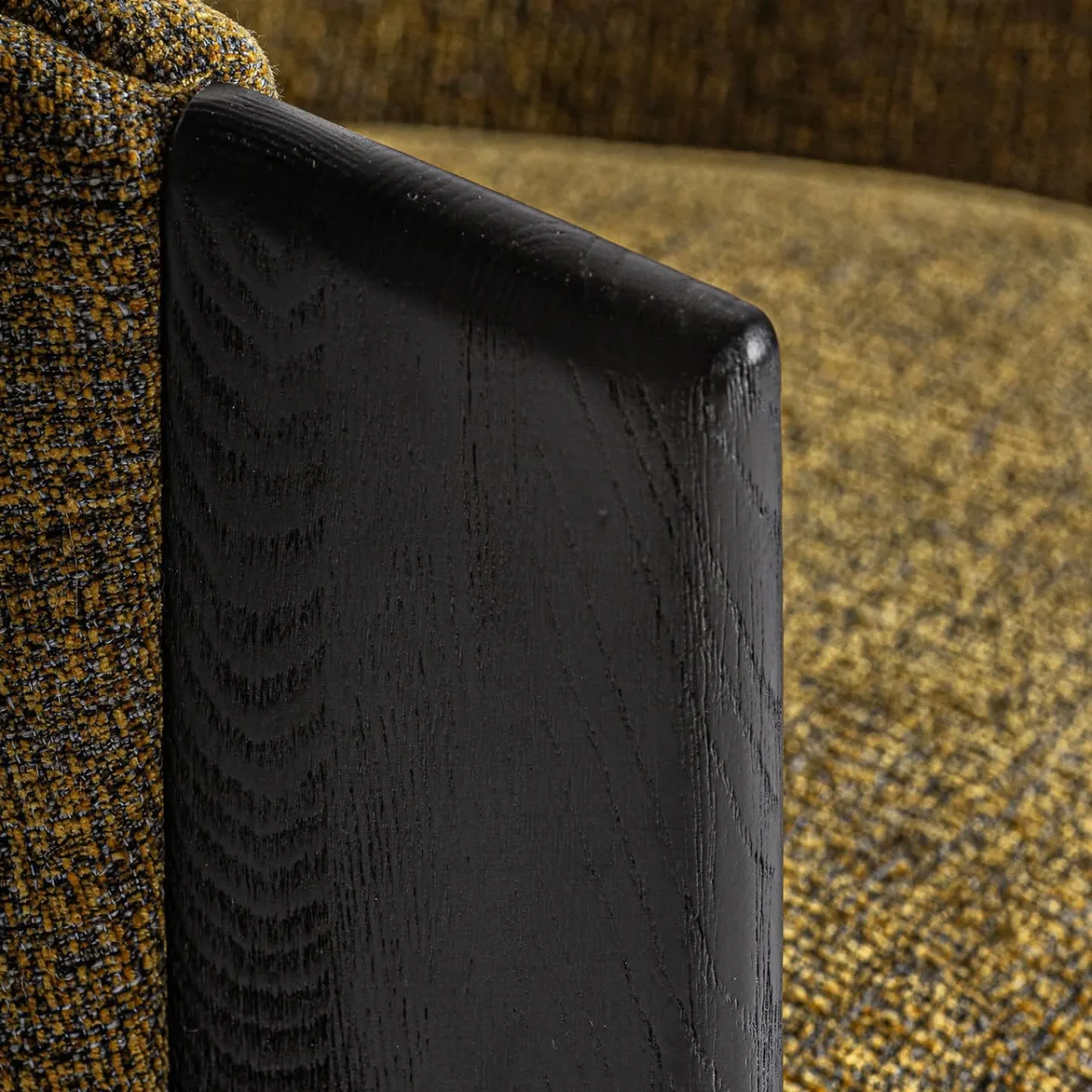 Sillón mostaza de roble Nara - Imagen 7