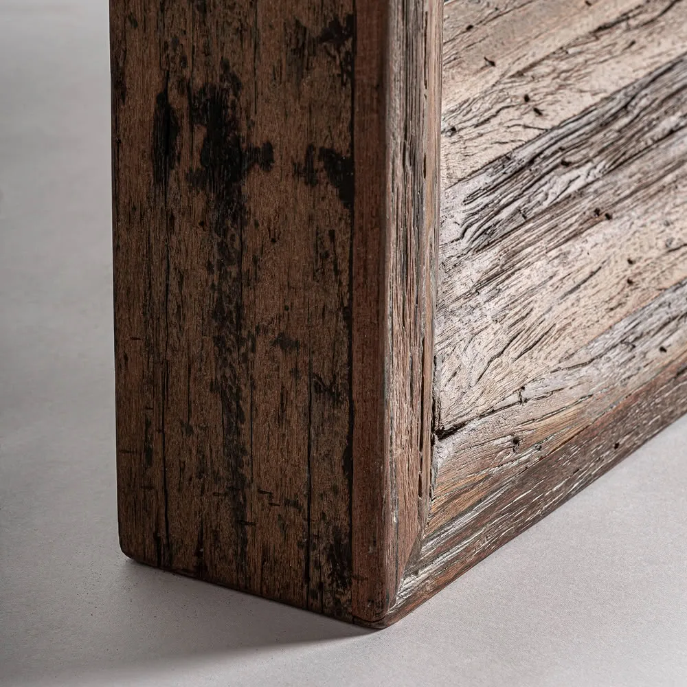 Espejo 150 x 92 cm de madera tropical Toigne - Imagen 5