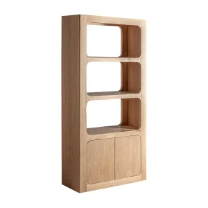 Librería Saulge de madera de roble