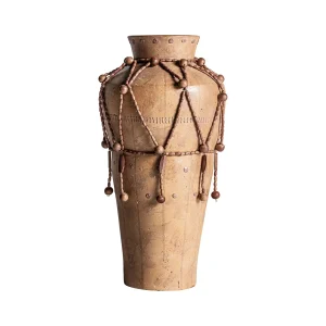 Jarrón de terracota marrón 56 cm Adib
