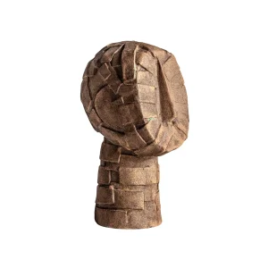 Busto decorativo de resina marrón 52 cm Jam