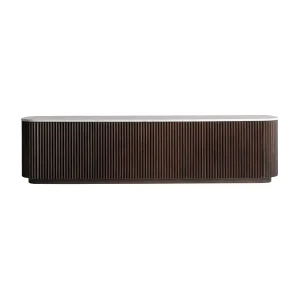 Mueble TV 200cm de madera y mármol blanco Cenves