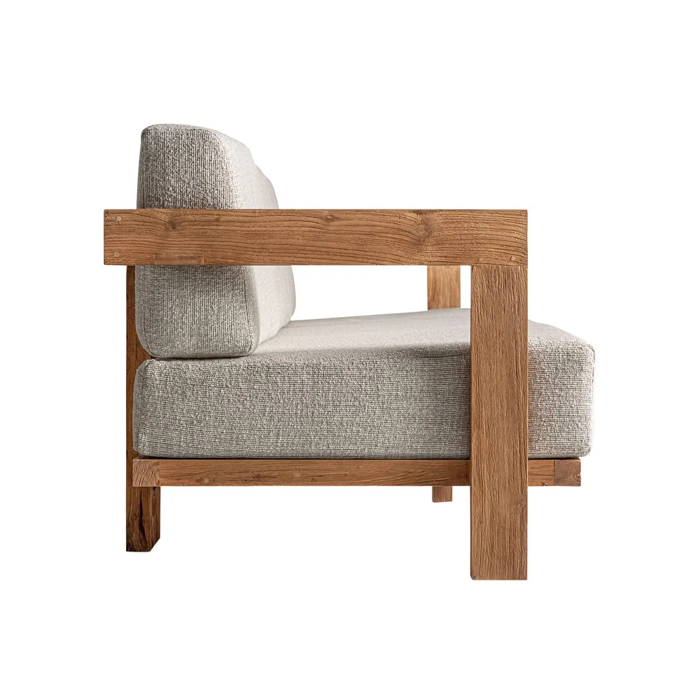 Sofá Testa de madera de teca (exterior) - Imagen 4