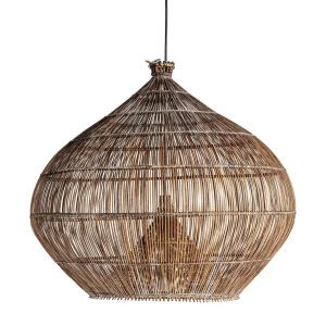 Lámpara de techo de bambú estilo boho Koba
