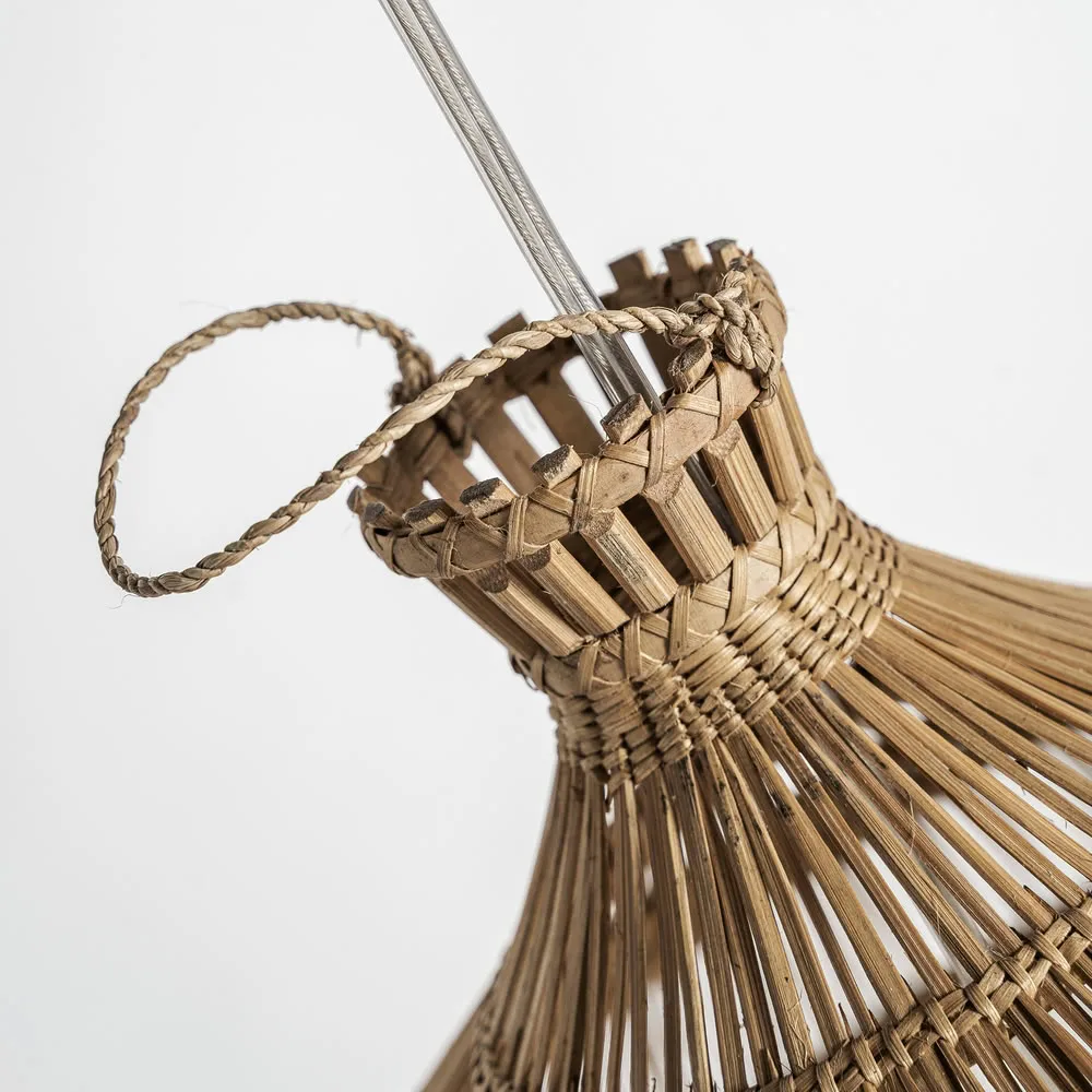 Lámpara colgante de bambú 64 cm Koba - Imagen 7