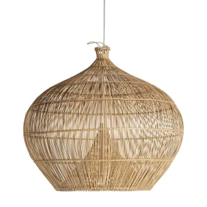 Lámpara colgante de bambú 64 cm Koba