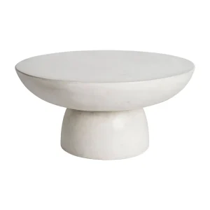 Mesa de centro 70 cm redonda de cemento Cles