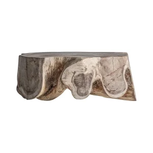 Mesa de centro de estilo étnico de madera suar Tuxford