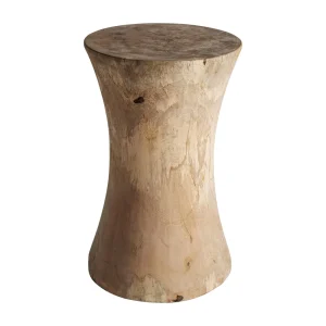 Taburete de madera de suar 60cm GUELMA