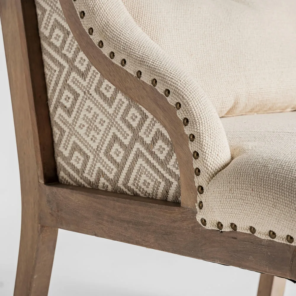 Sillón de madera de mango Objat - Imagen 3