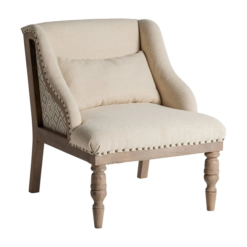 Sillón de madera de mango Objat